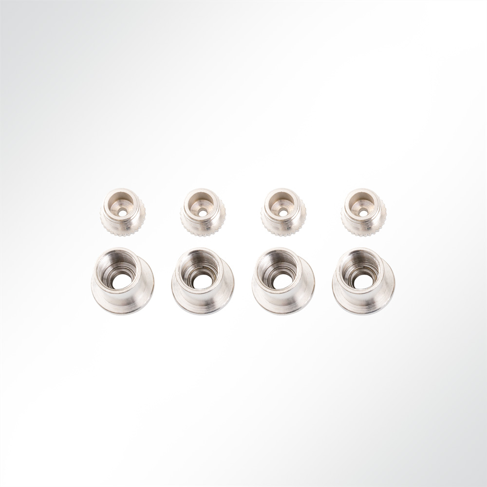 Artikelbild Abhängeset 4-fach für Akustikelemente mit Drahtspirale Drahtseil Ø1,5mm 1,5m