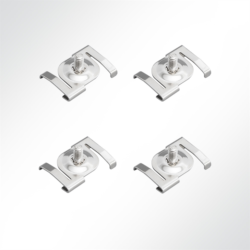 Artikelbild QP Deckenclips für Rasterdecken mit Abhängeset 4x Spirale