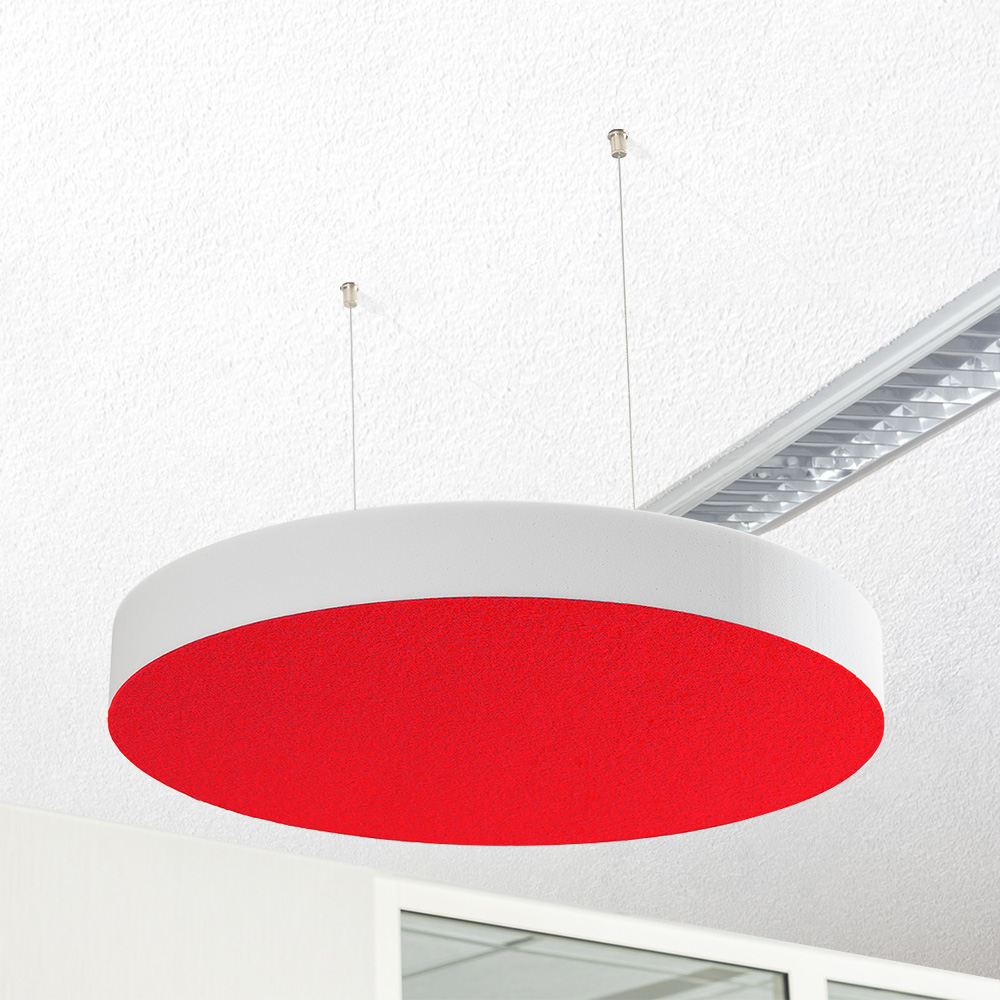 Artikelbild QP Schallabsorber Basotect® Kreis 600mm Camira Blazer Oriel mit Abhängeset