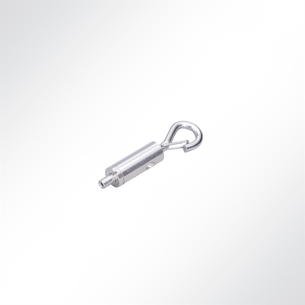 Artikelbild QP Einfaches Abhängeset mit Gripper-Karabinerhaken, Seil, Deckenbefestigung