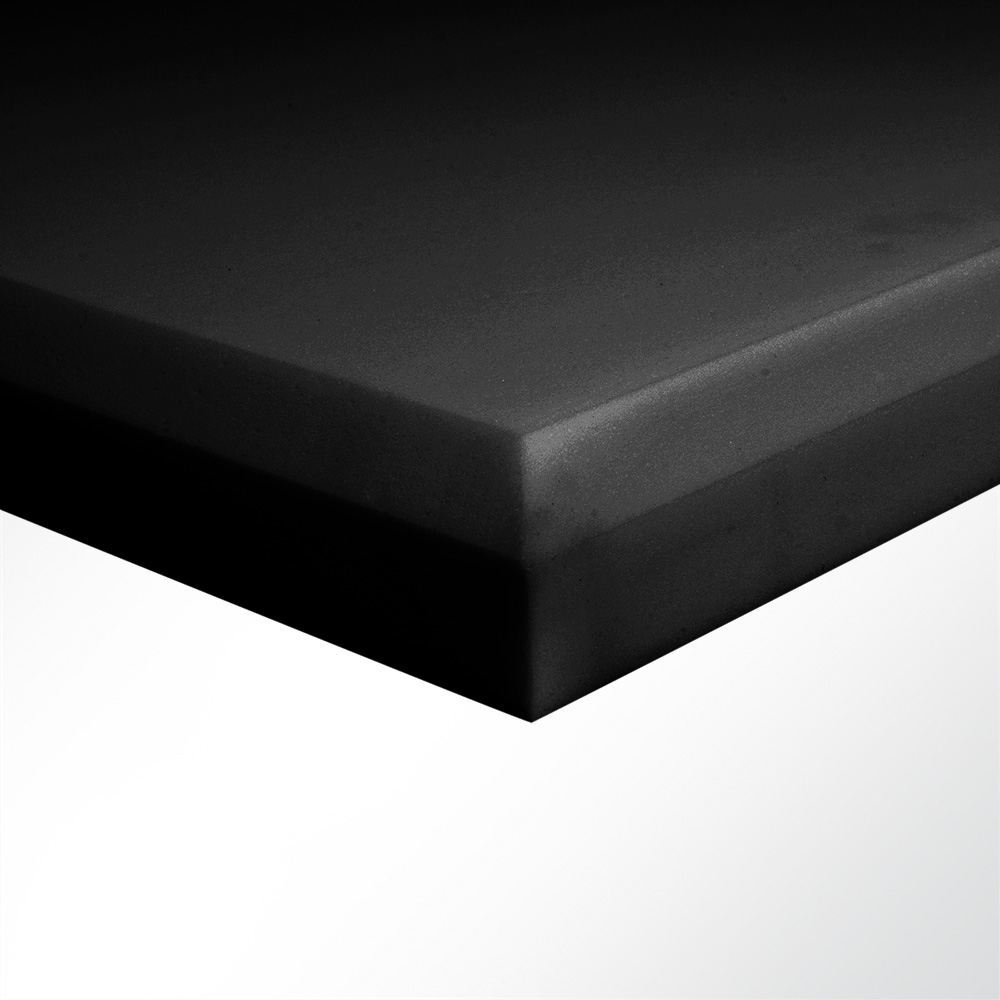 Artikelbild Schallabsorber Basotect® 100x50x5cm schwarz Dark EcoBalanced 45° Fase Schallschutz Schalldämmung Akustikschaumstoff für Wand und Decke