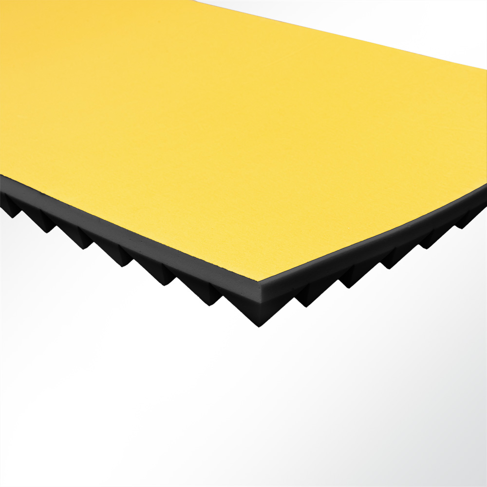 Artikelbild Basotect® Pyramidenschaum Noppenschaum schwarz Dark EcoBalanced selbstklebend 1000x500x50mm Schallabsorber Schallschutz Schalldämmung