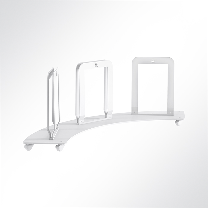 QP Akustikpaneele-Halterung rund für Triple Paneel mit Rollen