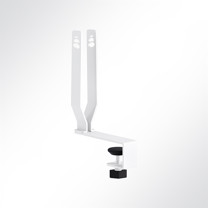 QP Akustikpaneele Desking 2er Set seitliche Paneel-Klemmen für Schreibtisch-Unterteilung