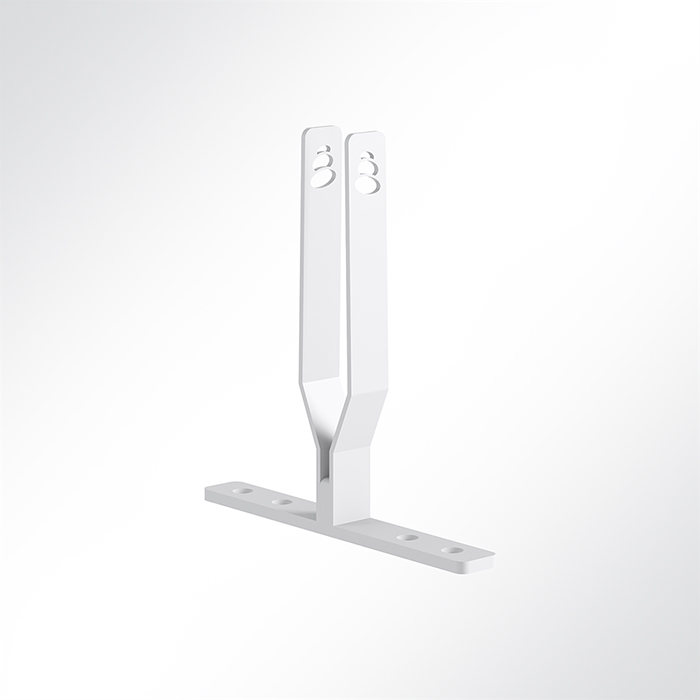 QP Akustikpaneele Desking 2er Set Paneel-Ständer für Schreibtisch-Unterteilung