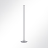 Vorschau QP Akustikpaneele Pole-Mode Stange Ø4cm Höhe 180cm Fuß Ø34cm Weiß 9003 Grau 7035