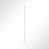 Vorschau QP Akustikpaneele Pole-Mode Stange Ø4cm Höhe 140cm Fuß L: 34cm Weiß 9003 Weiß 9003