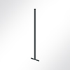 Vorschau QP Akustikpaneele Pole-Mode Stange Ø4cm Höhe 140cm Fuß L: 34cm Weiß 9003 Schwarz 7016