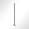 Vorschau QP Akustikpaneele Pole-Mode Stange Ø4cm Höhe 180cm Fuß L: 34cm Schwarz 7016 Schwarz 7016