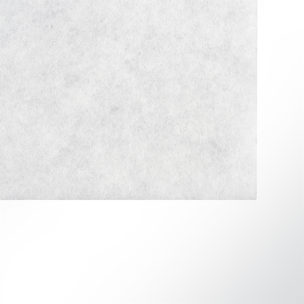 Artikelbild Kaschierte Polsterwatte klettfähig weiß 100g/m² Breite 150cm Stärke 10mm