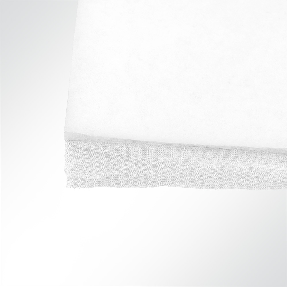 Artikelbild Kaschierte Polsterwatte klettfähig weiß 200g/m² Breite 150cm Stärke 20mm