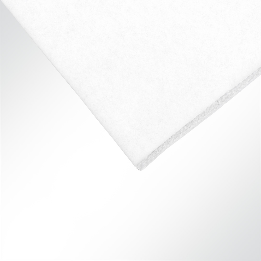 Artikelbild Kaschierte Polsterwatte klettfähig weiß 200g/m² Breite 150cm Stärke 20mm