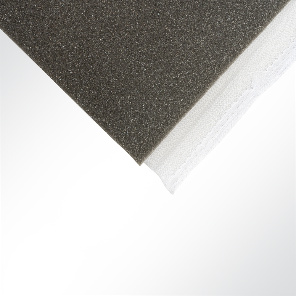 Artikelbild Auto Schaumstoff RG 25 anthrazit kaschiert weiß 5mm Breite 150cm