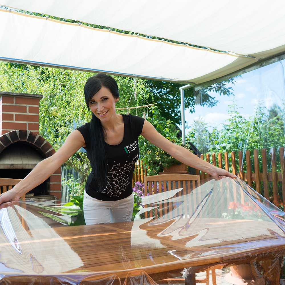 Artikelbild Tischschutzfolie Tischfolie transparente Tischdecke 1mm 140x100cm