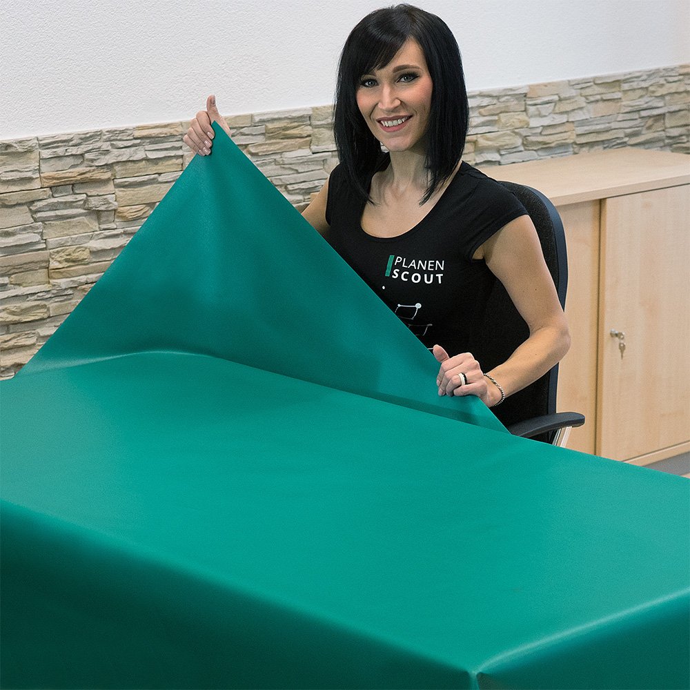 Artikelbild Abwaschbare PVC Tischdecke grün 150x100cm