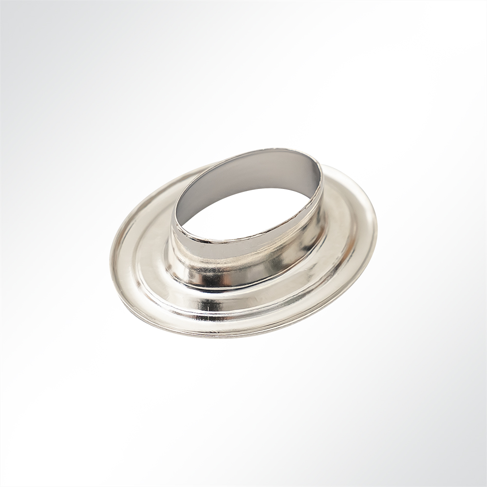 Artikelbild Drehverschluss 40x12x27mm Messing vernickelt mit Gegenplatte und Ovalöse 19,5x12x9mm