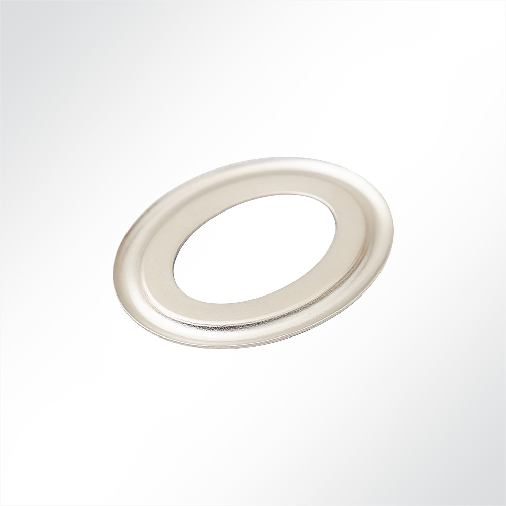 Artikelbild Drehverschluss 40x12x27mm Messing vernickelt mit Gegenplatte und Ovalöse 19,5x12x9mm