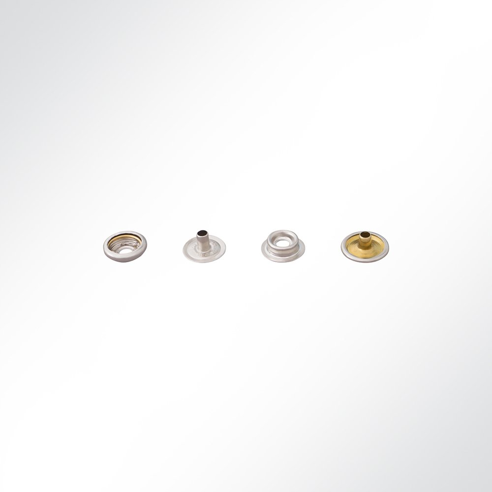 Artikelbild Druckknöpfe 15mm Edelstahl rostfrei