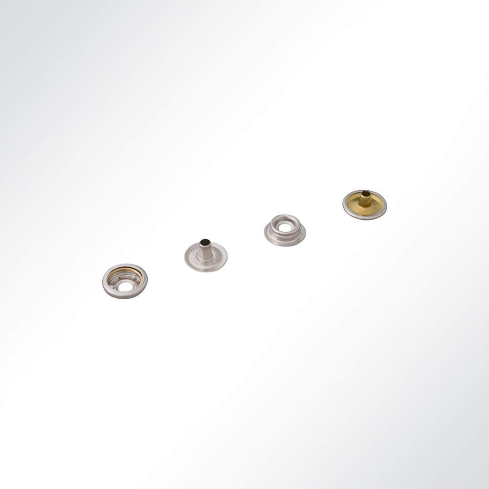 Artikelbild Druckknöpfe 15mm Edelstahl rostfrei