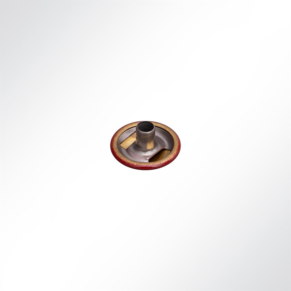 Artikelbild Druckknopf Kappe D15 Rot