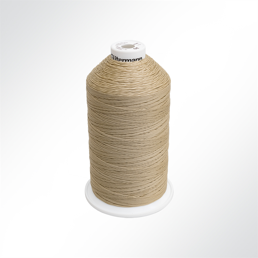 Artikelbild Solbond - bondierter Polyester Spezialnähfaden No./Tkt. 20, 1500m, beige 9406