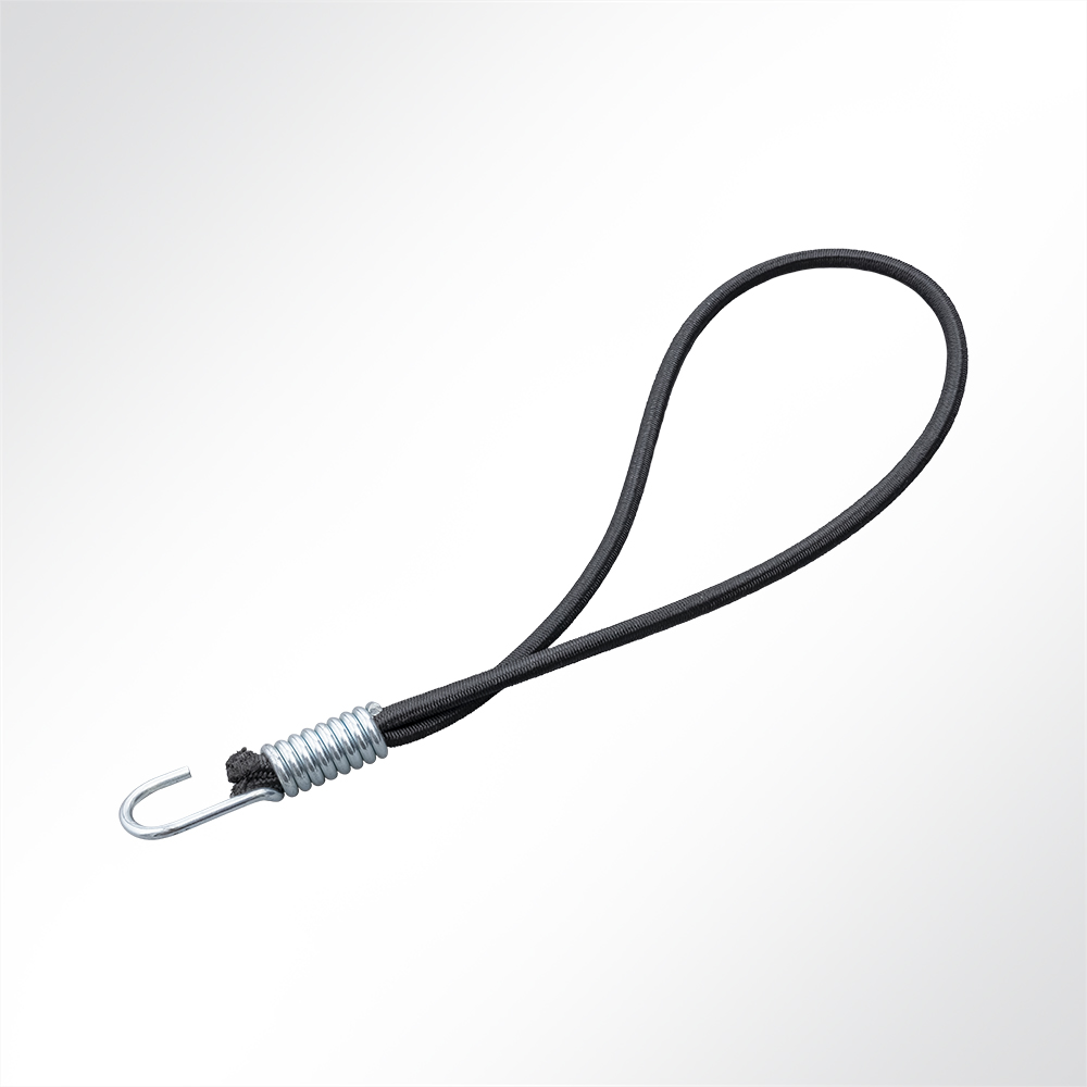 Artikelbild Expanderschlingen mit Spiralhaken mini 5mm schwarz