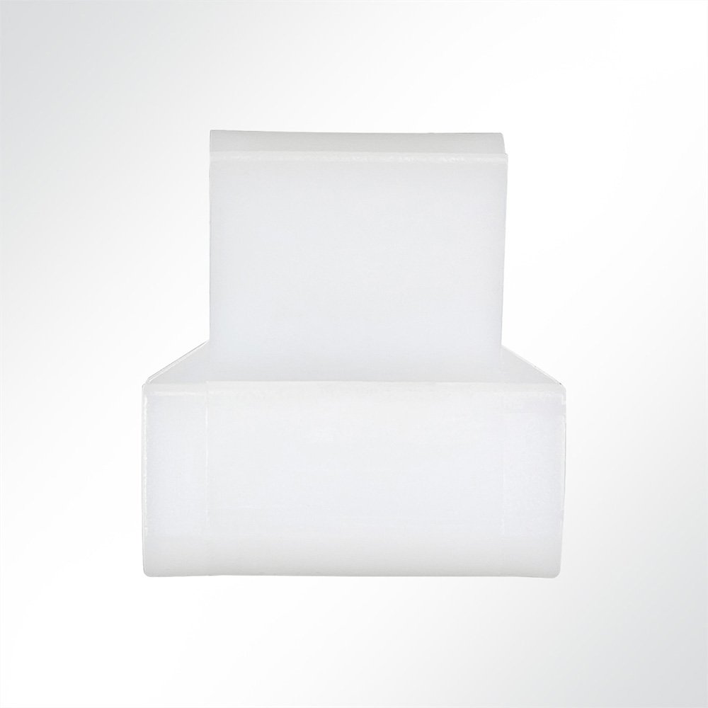 Artikelbild Kunststoff S-Haken asymmetrisch weiß 41x37