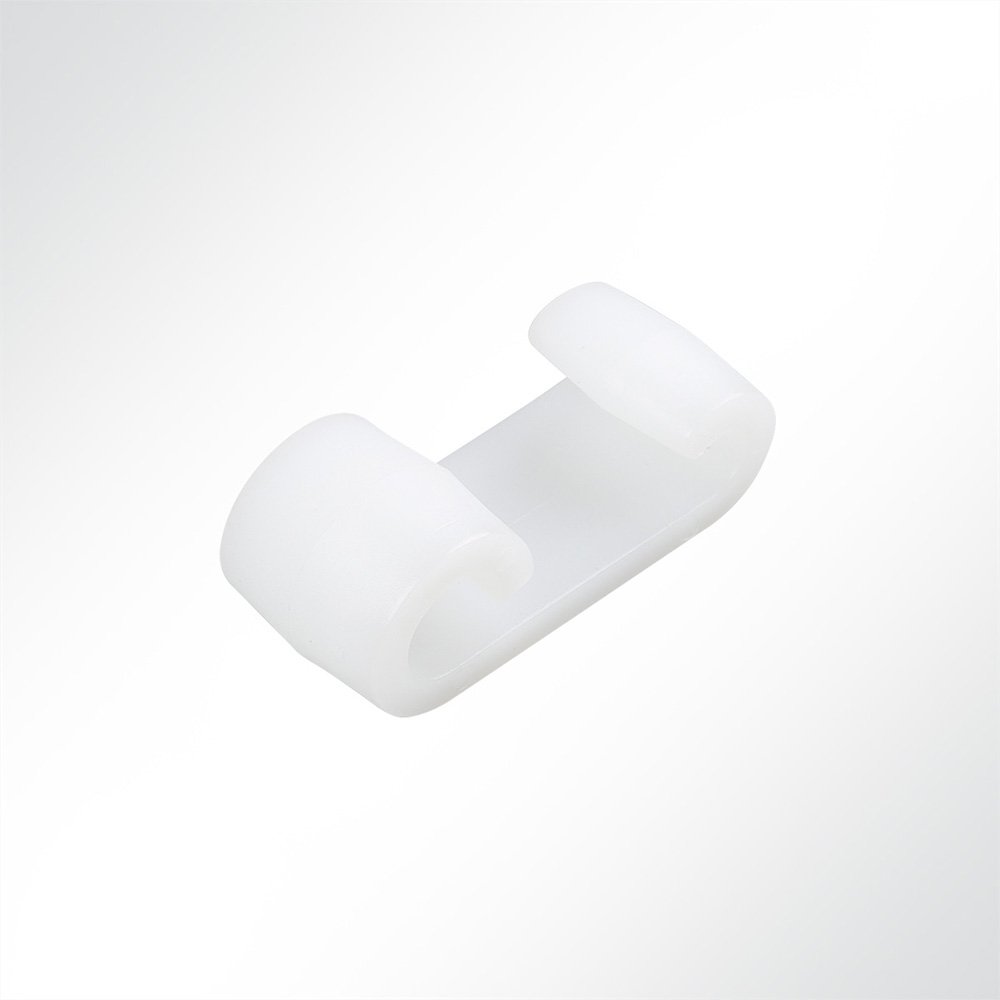 Artikelbild Kunststoff Haken für Expanderseil 6-8mm weiß