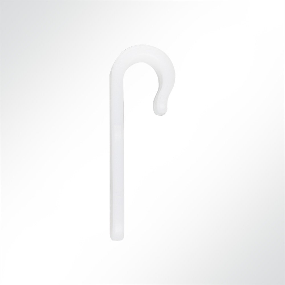 Artikelbild Planenhaken Kunststoff offen weiß 63x20