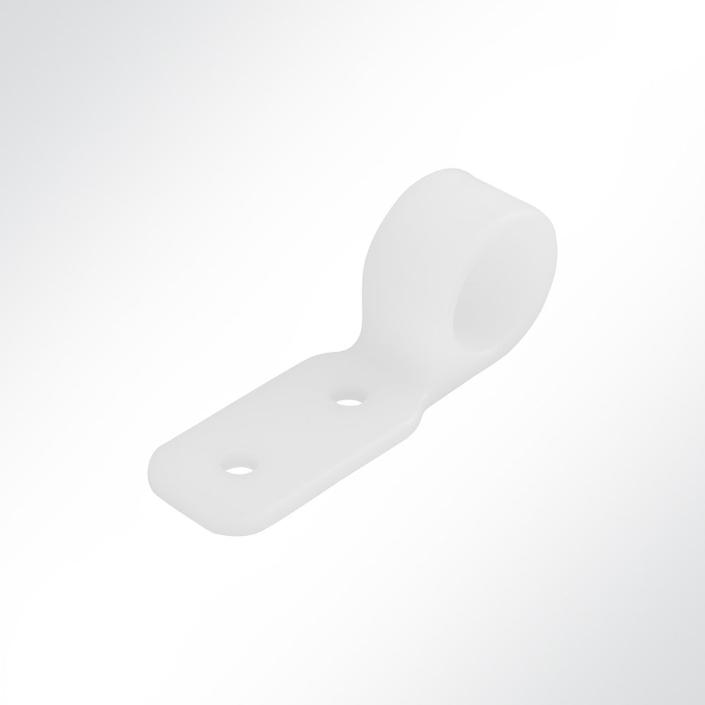 Artikelbild Planenhaken geschlossen für Ø 4-12mm Seil weiß