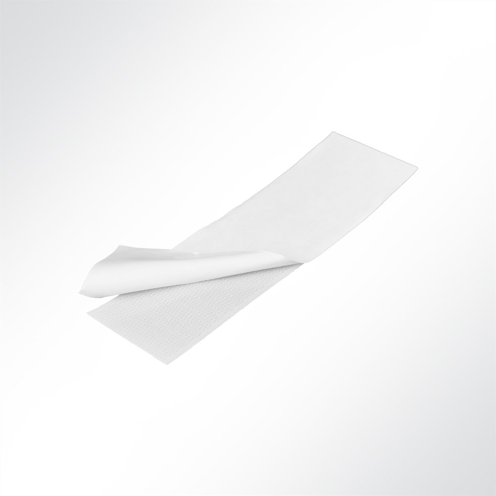 Artikelbild Klettband Flauschband selbstklebend Hotmelt weiß, Breite 20mm