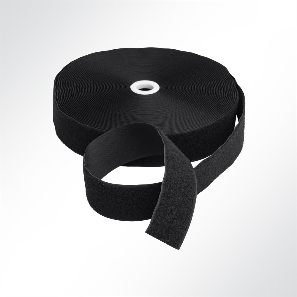 Artikelbild Klettband zum Nähen - Flauschband 20mm schwarz