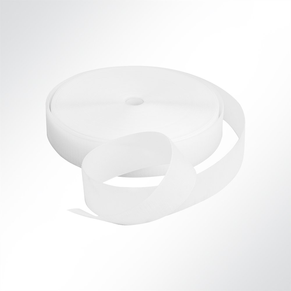 Artikelbild Hakenband zum Hochfrequenzschweißen – Klettband, 20mm breit Weiß