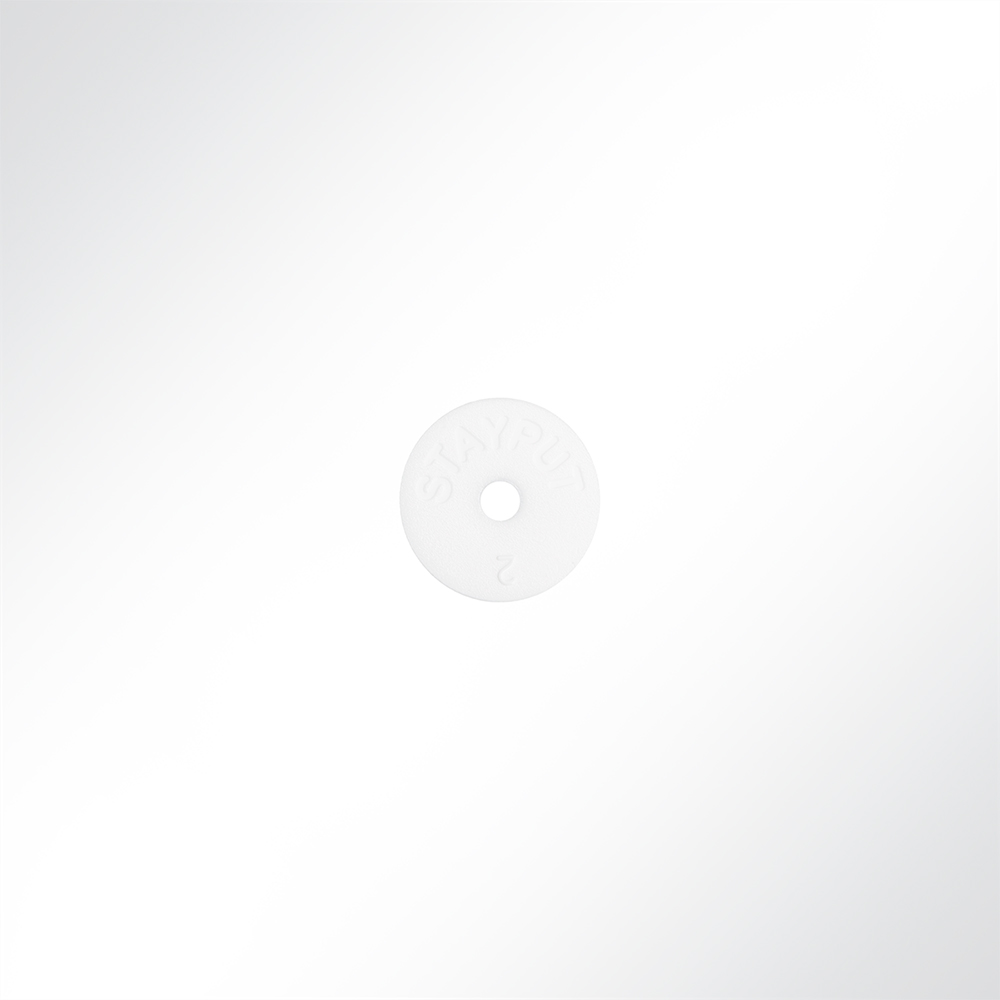 Artikelbild Druckknopf Nylon Kugel weiß