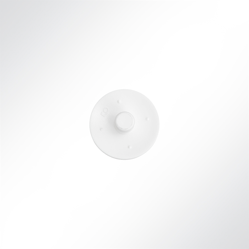 Artikelbild Druckknopf Nylon Kappe weiß