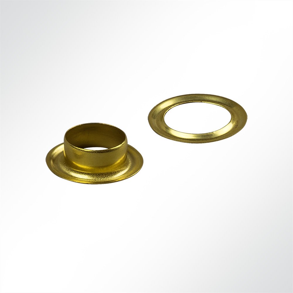 Artikelbild Rundöse messing für Plane 10mm Öse