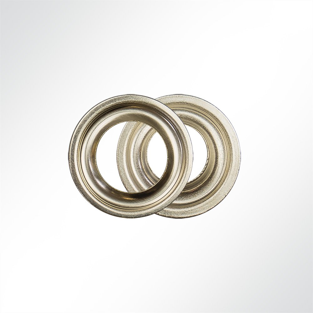 Artikelbild Rundöse messing vernickelt für Plane 10mm Öse