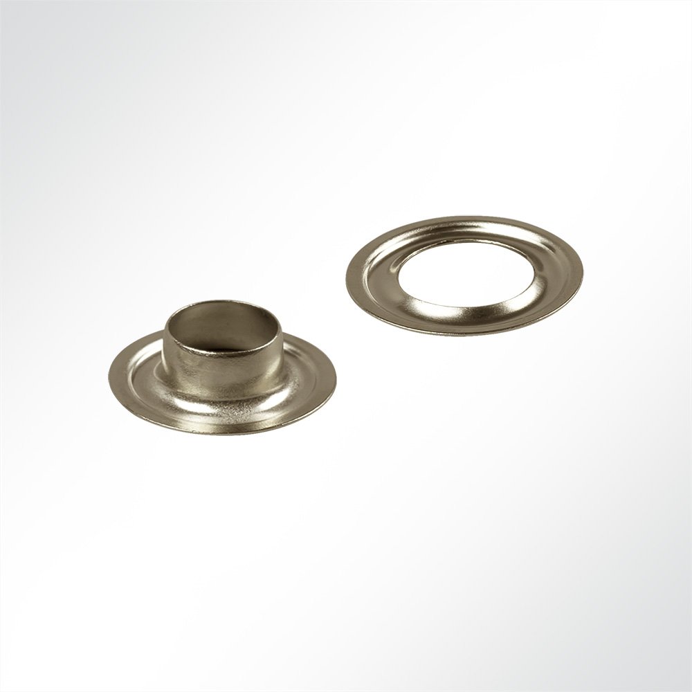 Artikelbild Rundöse messing vernickelt für Plane 10mm Öse