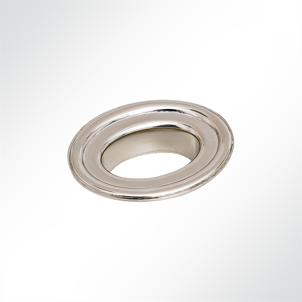 Artikelbild Ovalöse Messing vernickelt 19,5x12mm