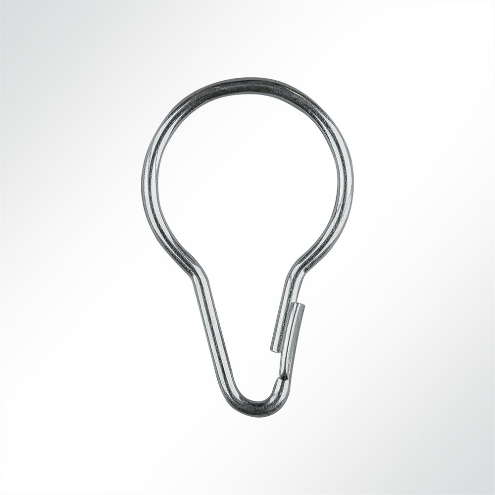 Artikelbild Birneförmiger Stahldraht Vorhanghaken Universalhaken 25x2,5mm