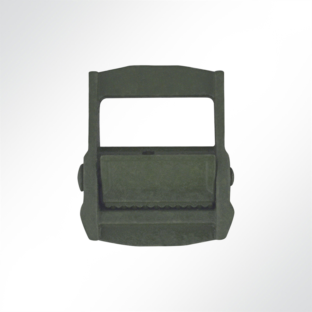 Artikelbild Verzinkte Klemmschnalle Gurtschnalle 25mm, 250kg militärgrün
