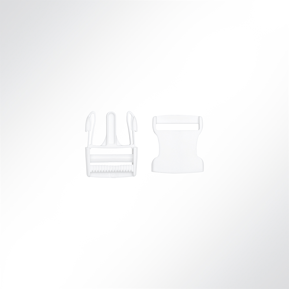 Artikelbild Kunststoff Klickschnalle weiß 20mm