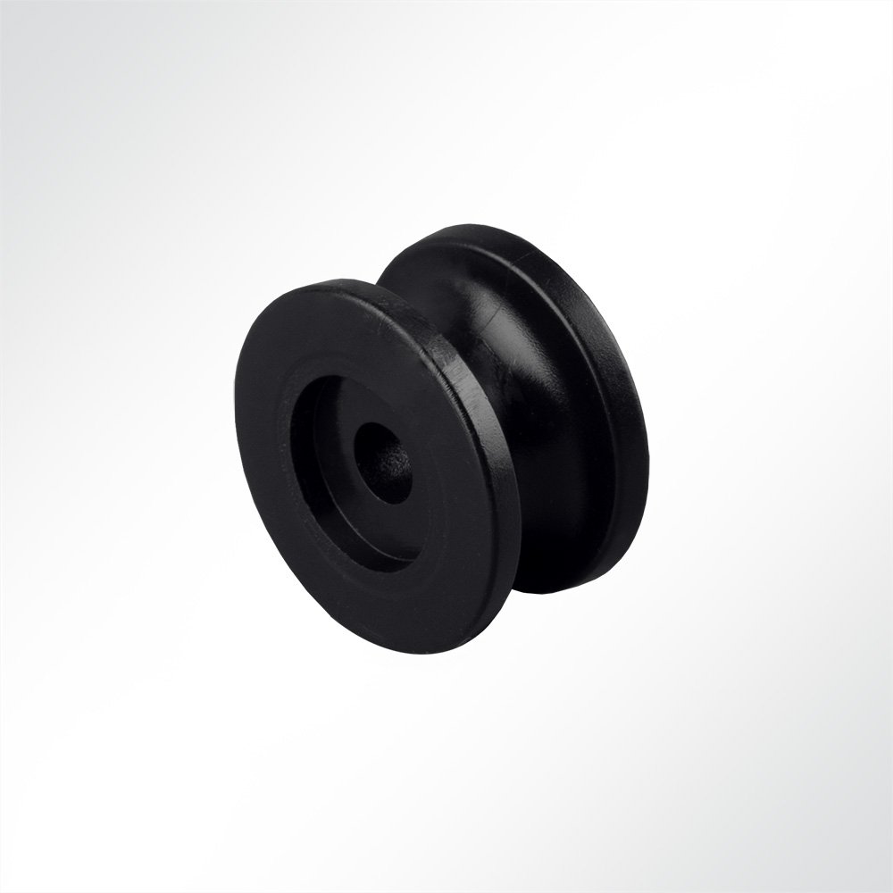 Artikelbild Rundknopf Planenknopf für Expanderseil 6-8mm schwarz