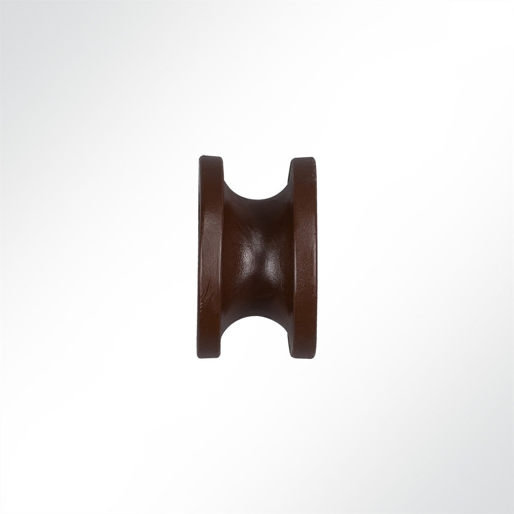 Artikelbild Rundknopf Planenknopf für Expanderseil 6-8mm braun