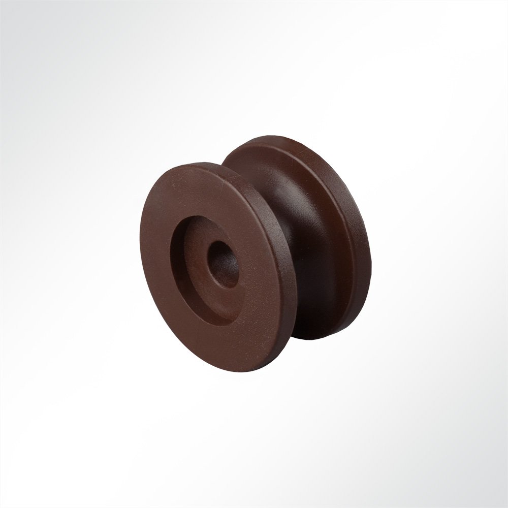 Artikelbild Rundknopf Planenknopf für Expanderseil 6-8mm braun