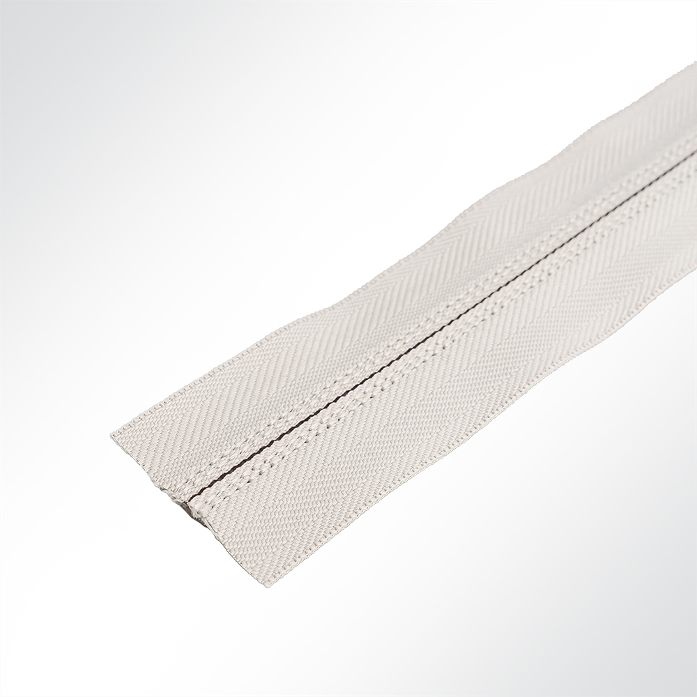 Artikelbild YKK® Spiralreißverschluß, 10mm Spiralbreite, 40mm Gesamtbreite, Hellgrau