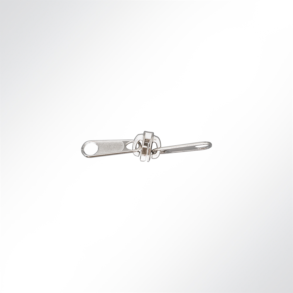 Artikelbild Doppelschieber CT08 vernickelt für Spiralreißverschluss