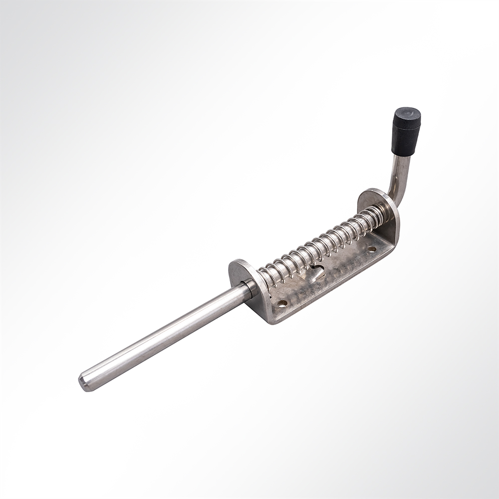 Artikelbild Torriegel Türriegel Federriegel Bolzen Bolzenriegel Feststeller Edelstahl Ø12mm, Länge 250mm