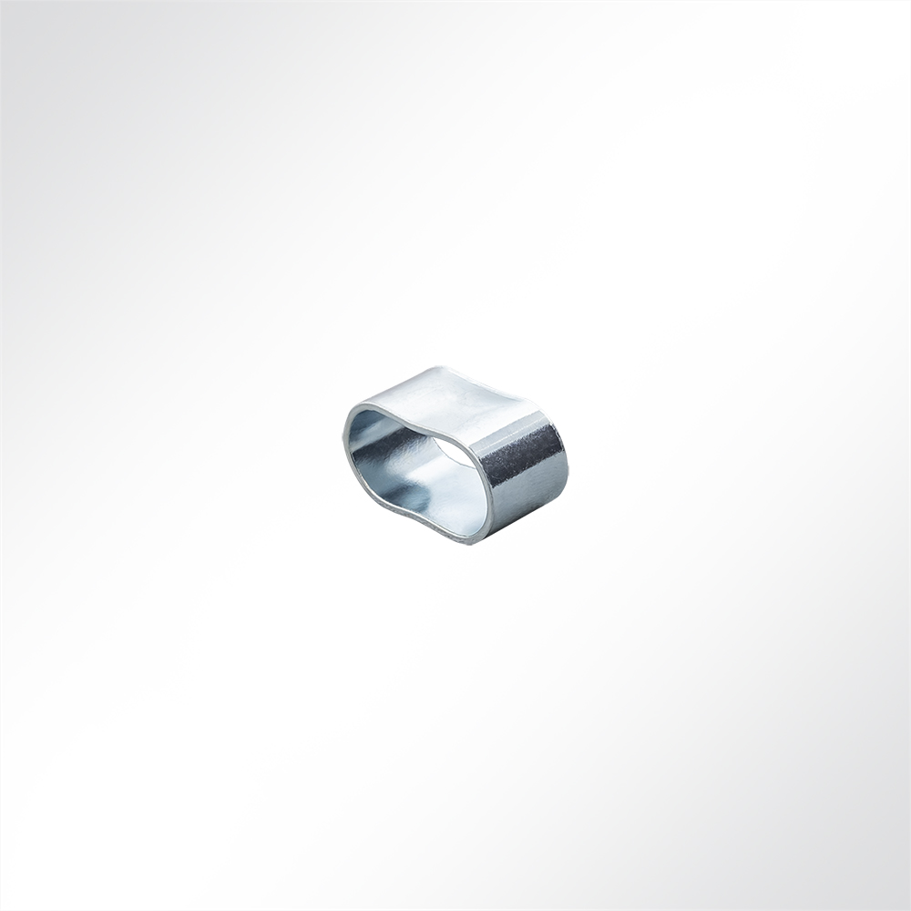 Artikelbild Seilklemme Presshülsen verzinkt für 10mm Expanderseil Planenseil VE 1 Stück