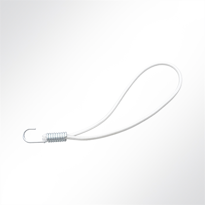 Expanderschlingen mit Spiralhaken mini 5mm weiß